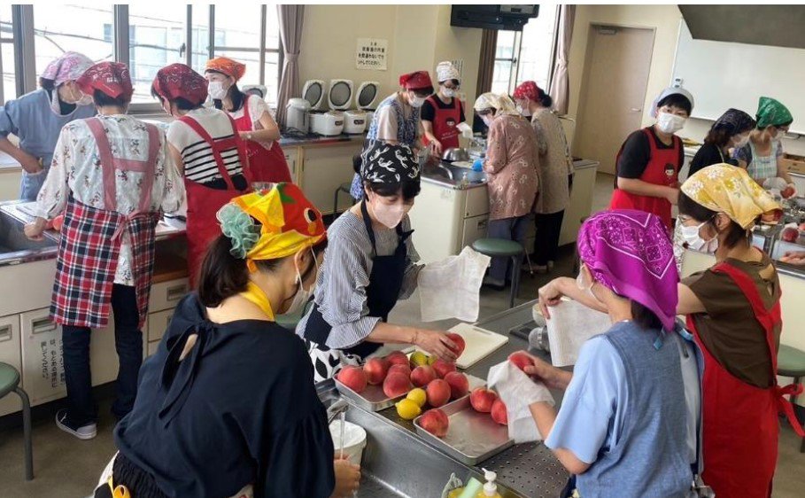 和歌山南エリア委員会　桃ジャム作り